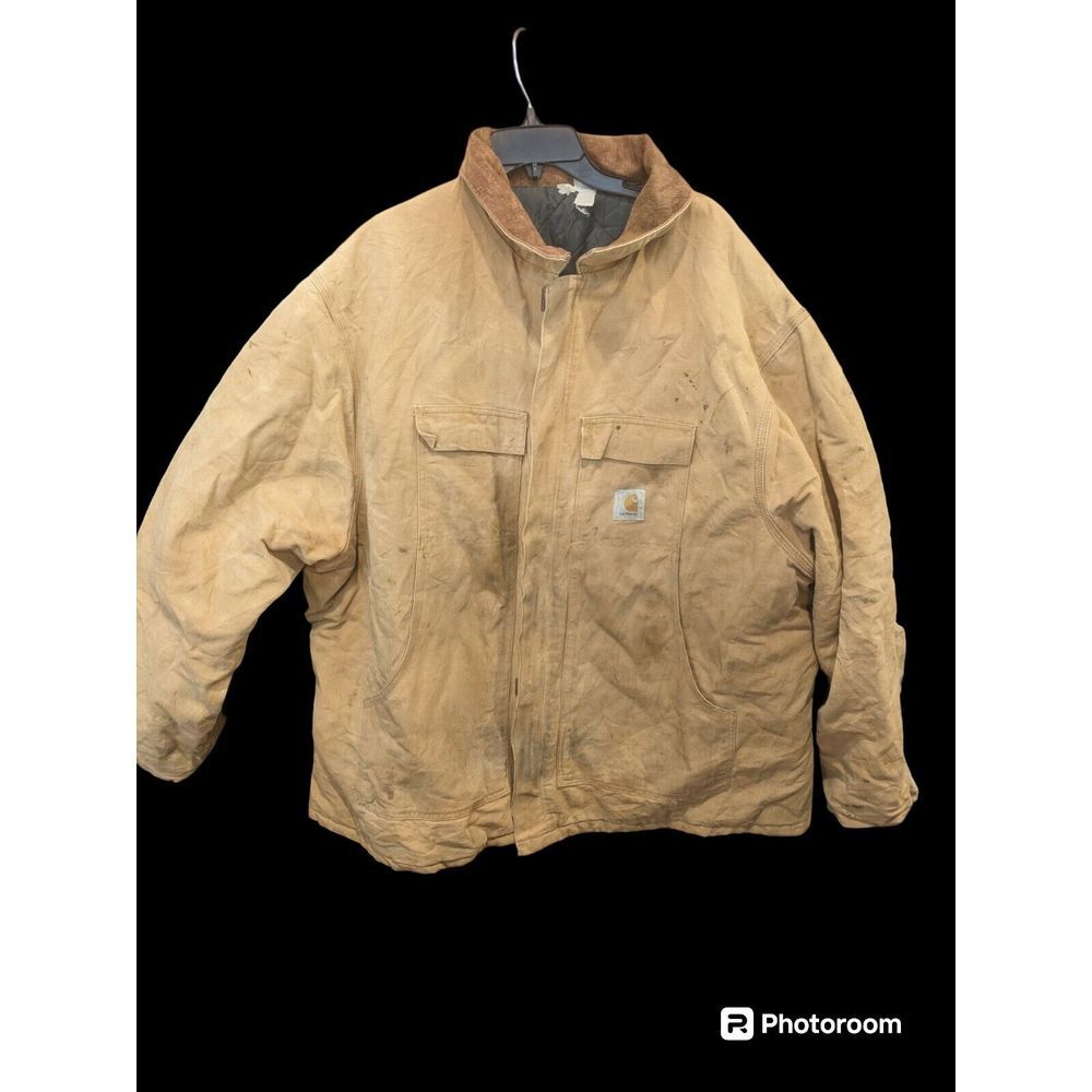Carhartt  Heavy Jacket‎ Quilted  Barn Coat 3XL Tan